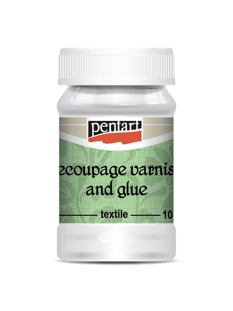 Pentart - Decoupage Varnish & Glue for Textile