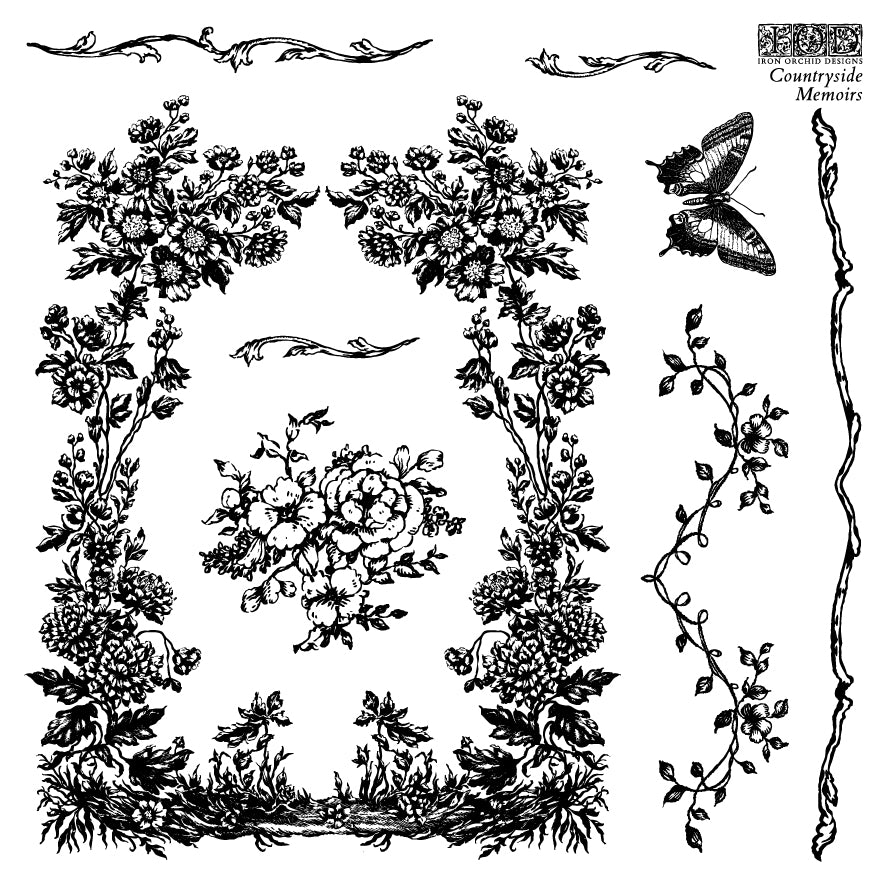 IOD Stamp Set - Countryside Memoirs