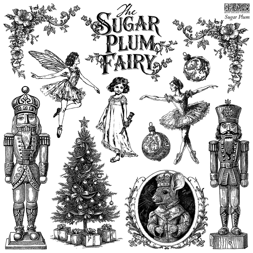 IOD Stamp - Sugar Plum