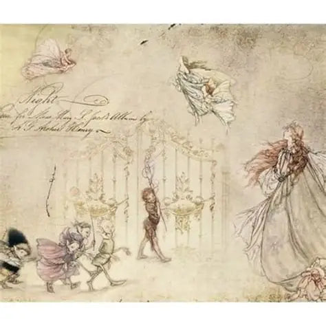 Roycycled Decoupage Paper Retired - Fairy Meeting