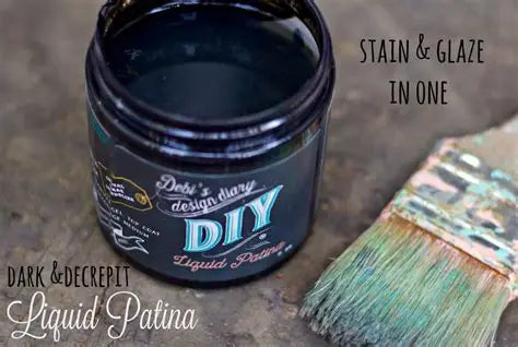 DIY Paint - Dark & Decrepit Liquid Patina