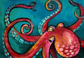 Roycycled Decoupage Paper Retired - Octopus
