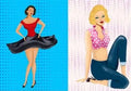 Roycycled Decoupage Paper Retired - Paper Doll Pin Ups