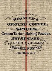 Roycycled Decoupage Paper Retired - Grain Sack