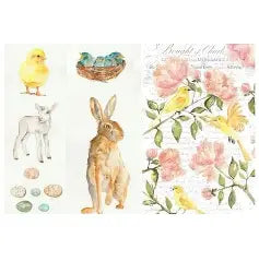 Roycycled Decoupage Paper Retired - Spring