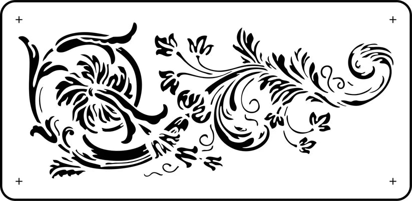 JRV Stencil by Mara - Floral Whimsy