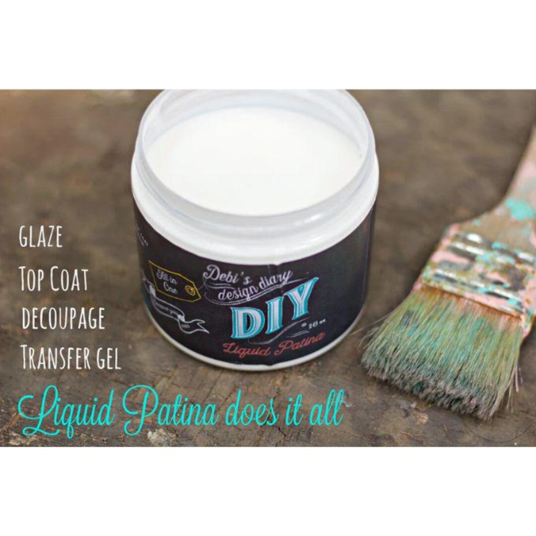 DIY Paint - Crystal Clear Chandelier, Liquid Patina